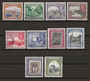 CIPRO 1934 SG 133/142 USATO - Foto 1 di 1