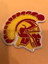 USC Southern Cal Trojans Embroidered Iron On Patch Old Stock 2.5” X 2.5 A1 GRADE