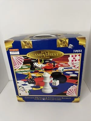 1995 Fundex Games - 52 Game Chest - 52 Popular Games - 250 Pieces New In The Box - Image 1 of 4