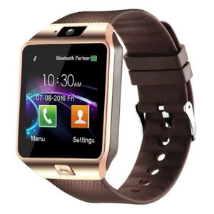 Bluetooth Smart Watch with Camera SIM Unlocked Call Message Sync For Android - Picture 1 of 10