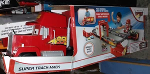Disney Pixar Cars Super Track Mack 2-in-1 Transforming Truck & Racetrack Set - Picture 1 of 10