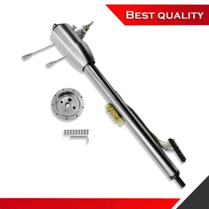 Stainless Tilt Manual 30" Steering Column Floor Shift with Key & Wheel Adapter - Bild 1 von 5