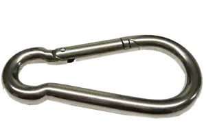 4mm x 40mm EDELSTAHL MARINE KARABINER HAKEN Boot Yacht Kette Seil Deck - Bild 1 von 2