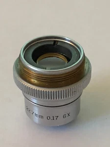 BAUSCH & LOMB 6X 22.7mm OBJECTIVE LENS 0.17 N.A. for Microscope - Picture 1 of 2