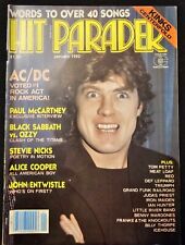 Hit Parader January 1982 Featuring AC/DC, Ozzy, Sabbath & more