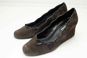 Zapatos de salón Van Eli 8 de gamuza marrón - Imagen 1 de 9