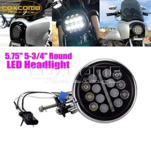 5 3/4 inch Motorcycle LED Headlight for Harley Softail Street Bob FXBB 2018-2020 - Picture 1 of 10
