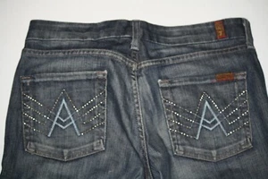 7 For All Mankind Damen A Pocket Schlag Jeans Gr. 29 7FAM - Bild 1 von 8