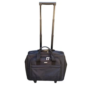 Solo New York Carnegie Rollkoffer Supply Luggage Laptoptasche B100 schwarz Flughafen - Bild 1 von 10