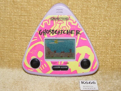VINTAGE GRANDSTAND GHOSTCATCHER LCD HANDHELD VIDEO GAME 1992 TESTED & WORKING - Image 1 of 3