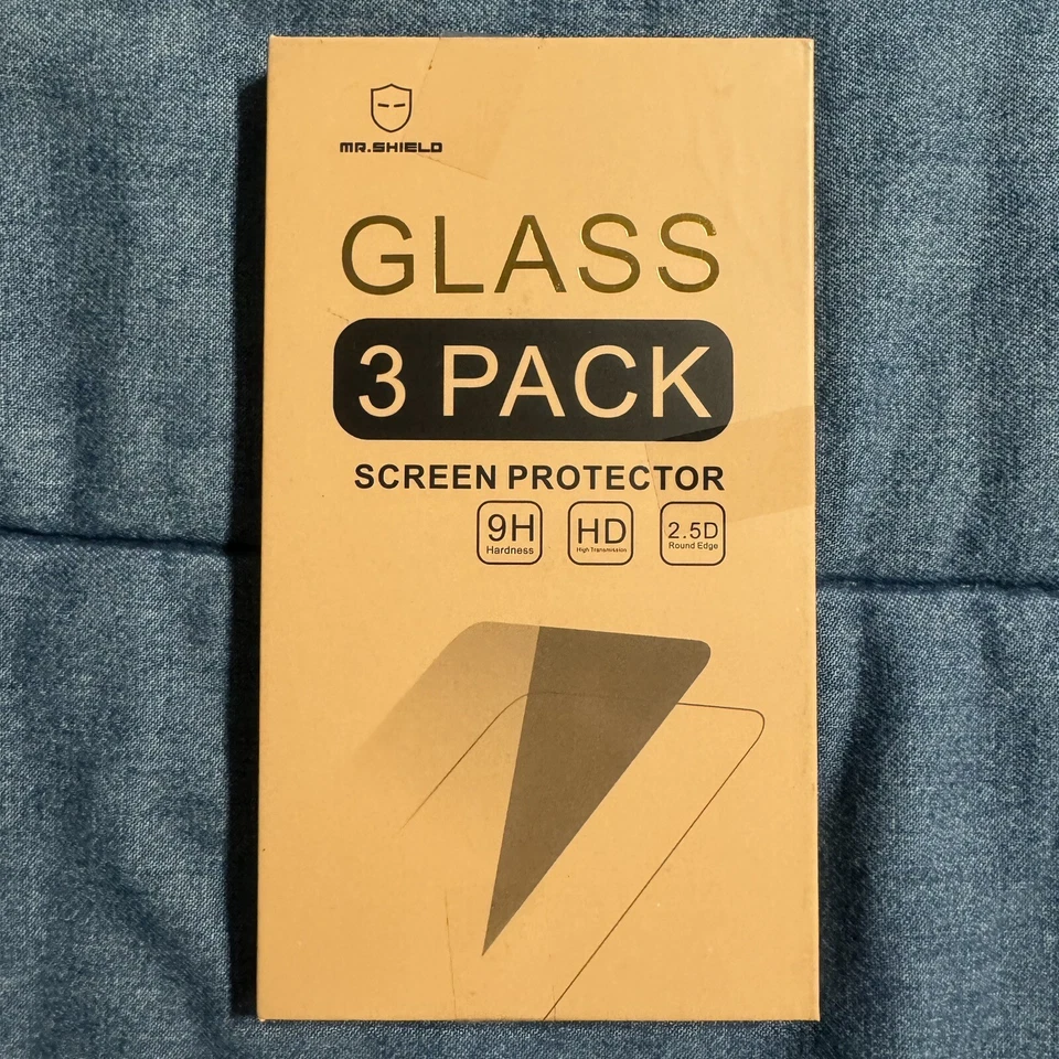Mr щит стекла 3 упаковки протектор экрана iPhone X/Xs/10 новый - Изображение 1 из 2