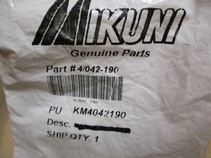 Mikuni New main jet KM4042190 #2673 - Picture 1 of 2