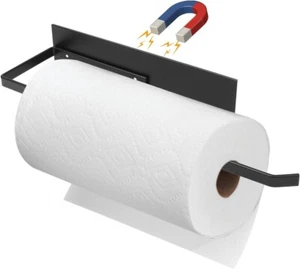 Magnetic Paper Towel Holder for Fridge, Toilet Paper Roll Holder Magnetic Paper - Picture 1 of 6