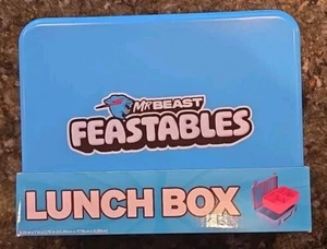 Mr Beast Feastables Worlds Coolest Lunch Box Blue/Pink Brand New In Package - Picture 1 of 5