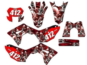 2019-2024 CRF 450 X JESTER Red Senge Graphics Kit Compatible with Honda - Picture 1 of 10