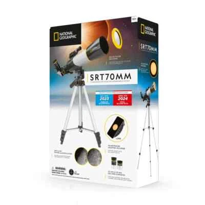 New National Geographic SRT70MM - 70mm Refractor Telescope with Panhandle Mount. - Image 1 of 4