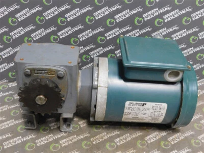 USED Reliance Electric P56H5069H Geared Motor F71860ZB5J Gearbox 60:1 1/2HP - Image 1 of 4