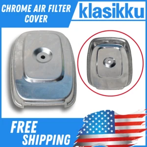 HONDA C70 C90 C50 C65 CHROME AIR FILTER COVER NEW - Picture 1 of 7