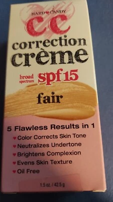 VHTF HARD CANDY FAIR CC CREAM SPF 15 (EXP) 1.5 OZ SEALED! - Image 1 of 4
