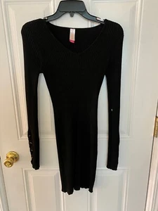 Women's No Boundaries Long Sleeve Black dress - Size Small (3 to 5) - Picture 1 of 3