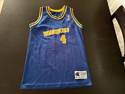 Camiseta deportiva juvenil vintage campeón Golden State Warriors Chris Webber #4 talla grande Foto 1 de 4