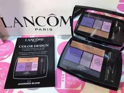 LANCOME Color Design ALL & ONE 5 Shadow & Liner 313 JACARANDA BLOOM NIB  - Image 1 of 4