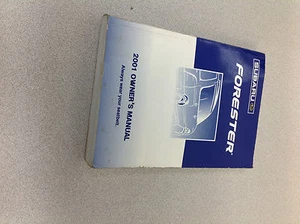 Manual Del Propietario Del Subaru Forester 2001 OEM De Fábrica - Imagen 1 de 2