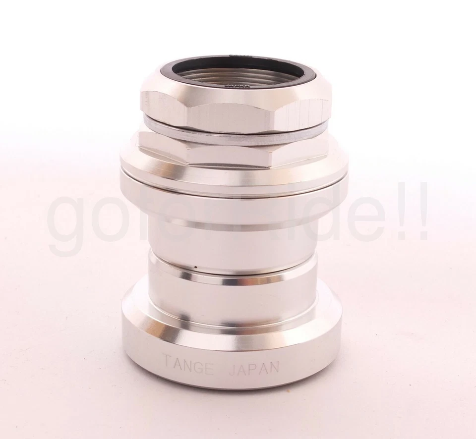 TANGE Falcon 1-1/8" Threaded Bike Headset, Crown Race 30mm, FL270C, Silver/Black - Image 1 of 4