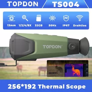 TOPDON TS004 Wärmebildkamera für die Jagd 40mk 1x/2x/4x/8x Manueller Fokus 32GB - Bild 1 von 21
