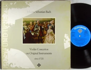 TELEFUNKEN 1968 Bach ALICE HARNONCOURT Violin Concertos SAWT-9508-A EX - Imagen 1 de 5
