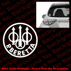 Beretta Firearms Vinyl Decal Die Cut Sticker for 2A Gun Rights Pistol FA028 - Picture 1 of 9