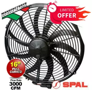 NEW Promo EF3634 Spal 16" Puller Fan 3000cfm VA18-AP70/LL/F-59A ON SALE SAVE $$$ - Picture 1 of 3