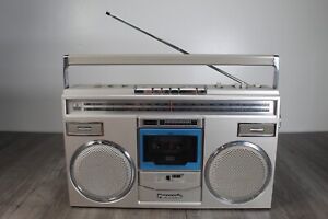 Working Panasonic Platinum RX-5100 AM FM Stereo Cassette Boombox Tested