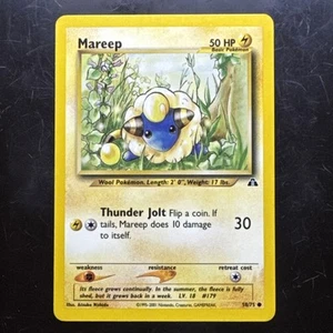 Mareep 58/75 Common Pokemon Neo Discovery Unlimited WOTC 2001 - Picture 1 of 3