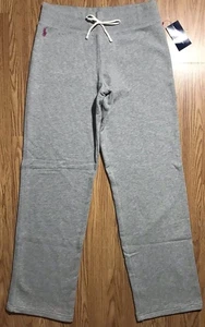 RALPH LAUREN SPORT Ultra Rare Gray Fleece Jogger / Sweatpants M All Cotton NWT - Picture 1 of 12