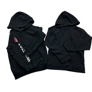 Old Navy Art Class Boy’s 8 Set Of 2 Black Hoodie Sweatshirt - Picture 1 of 8
