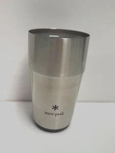Snow Peak Thermobecher silberfarben 470 ml vakuumisoliert Edelstahl - Bild 1 von 4