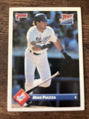 Donruss 1993 - Mike Piazza #209 Clasificado Novato Los Angeles Dodgers Catcher # 31  Foto 1 de 2