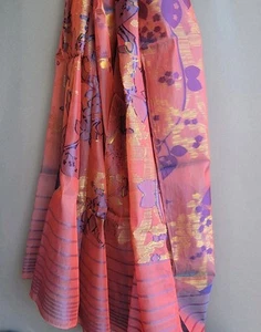 Hermosa Bufanda de Seda Kenzo Nueva de Harrods Rosa Púrpura Hecha en Italia - Imagen 1 de 17