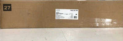 Home Decorators Evelyn 37,5 pol. Luminária de vaidade de níquel escovado 4 luzes nova - Imagem 1 de 3