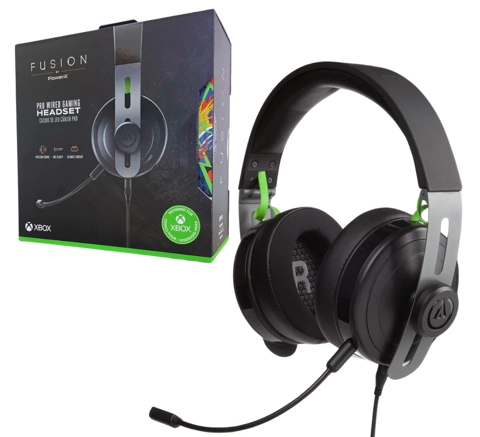 PowerA FUSION Pro Wired Gaming Headset for Xbox Headphones Xbox