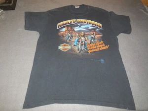 DD5 1987 USA Single Stitch Rare Harley Davidson Holoubek T-Shirt XL Vancouver WA - Picture 1 of 8