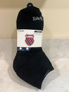 K-Swiss Herren 7 Paar sportliche tief geschnittene Y-Absatz Socken Large 6-12,5 NEU mit Etikett - Bild 1 von 6