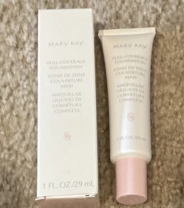 Mary Kay Full Coverage Foundation BEIGE 300 ~ 367100 DISCONTINUED PINK CAP NIB - Picture 1 of 1