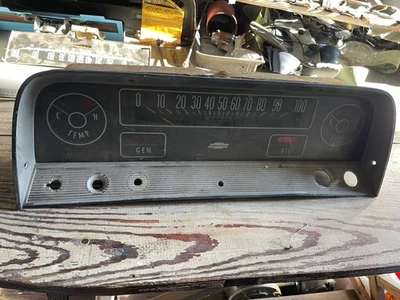 Chevrolet Truck Instrument Cluster Panel 1964-1966 C10 C20 C30 Chevy Analog - Image 1 of 4