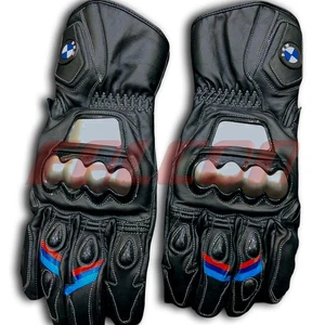 BMW M1000RR Motorrad Leder Motorrad Racing Handschuhe | Premium Motorradhands... - Bild 1 von 8