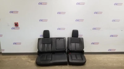 18 NISSAN TITAN XD CREW CAB REAR SEAT ASSEMBLY BLACK LEATHER - Image 1 of 4