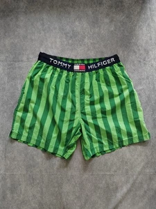 Vintage Tommy Hilfiger Men's Board Shorts Swim Trunks Striped Size XL W34-W36  - Picture 1 of 11