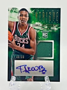 GIANNIS ANTETOKOUNMPO 2013-14 INTRIGUE ROOKIE JERSEY AUTO RC 40/99 - Picture 1 of 6
