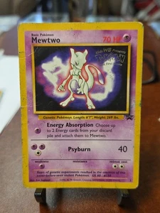 Mewtwo Kids WB Presents Pokemon The First Movie Rare 1995 pokemon card No. 3 - Picture 1 of 2